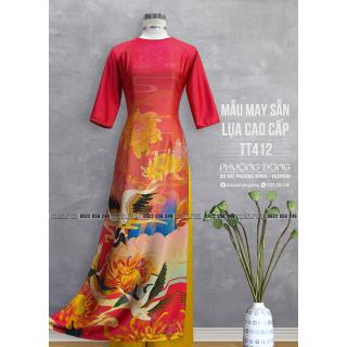 Áo Dài Truyền Thống Lụa Cao Cấp TT412